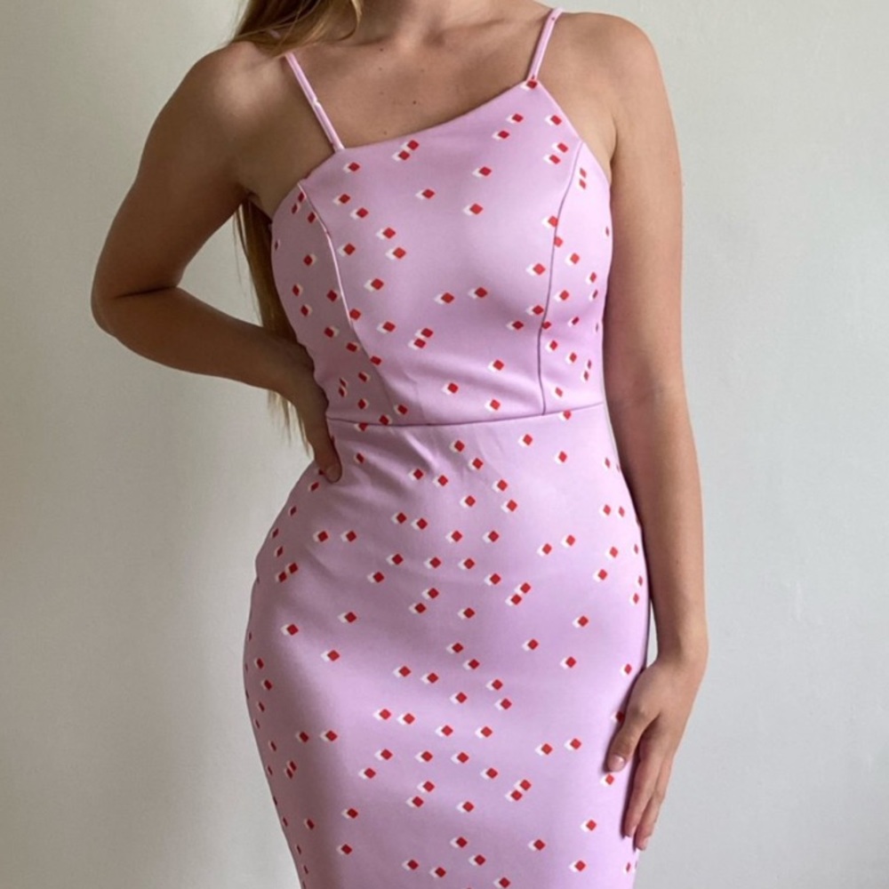 Asymmetrical midi dress❣️